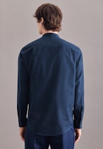 Regular Chemise Business uni in Bleu Foncé |  Seidensticker Onlineshop