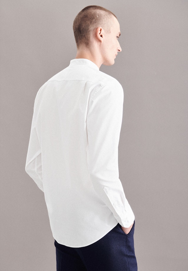 Regular Business Shirt Plain in White |  Seidensticker Onlineshop