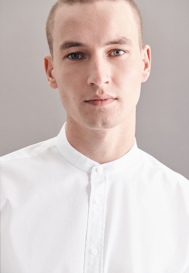 Regular Business Shirt Plain in White |  Seidensticker Onlineshop