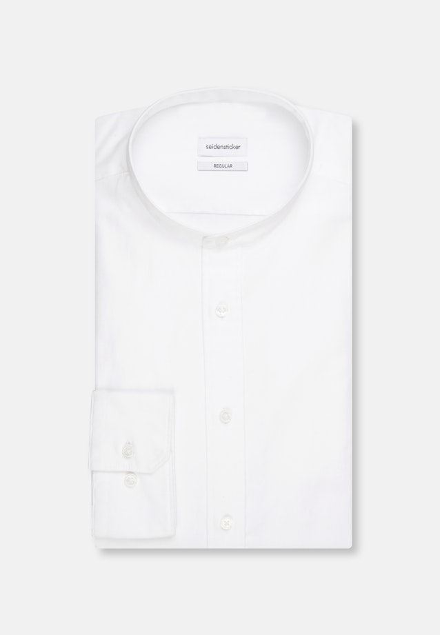 Regular Business Shirt Plain in White |  Seidensticker Onlineshop