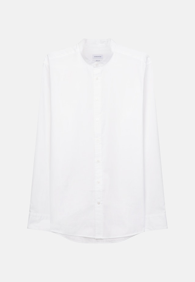 Regular Business Shirt Plain in White |  Seidensticker Onlineshop