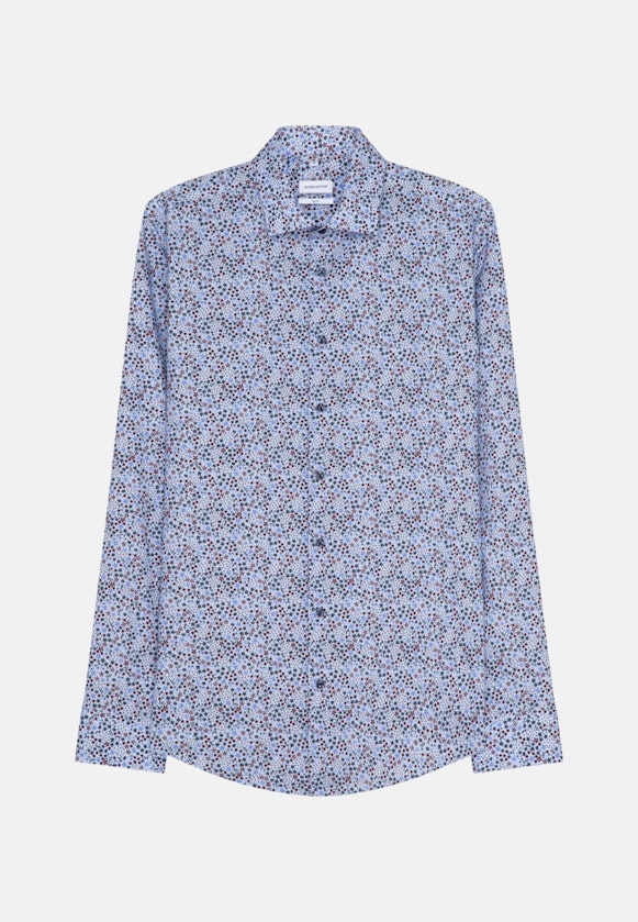 Shaped Business Shirt Print in Light Blue |  Seidensticker Onlineshop