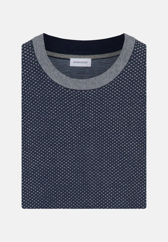 Pullover Uni in Dunkelblau |  Seidensticker Onlineshop