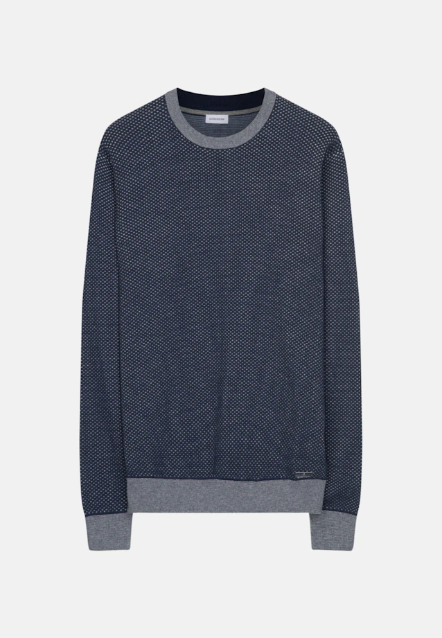 Pullover Uni in Dunkelblau |  Seidensticker Onlineshop