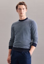 Pullover Streifen in Dunkelblau |  Seidensticker Onlineshop