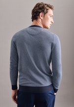 Pullover Streifen in Dunkelblau |  Seidensticker Onlineshop