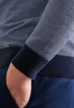 Pullover Streifen in Dunkelblau |  Seidensticker Onlineshop