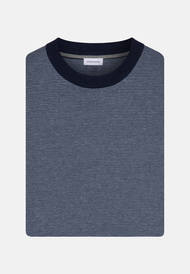 Pullover Streifen in Dunkelblau |  Seidensticker Onlineshop