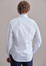 Slim Business Hemd Print in Hellblau |  Seidensticker Onlineshop