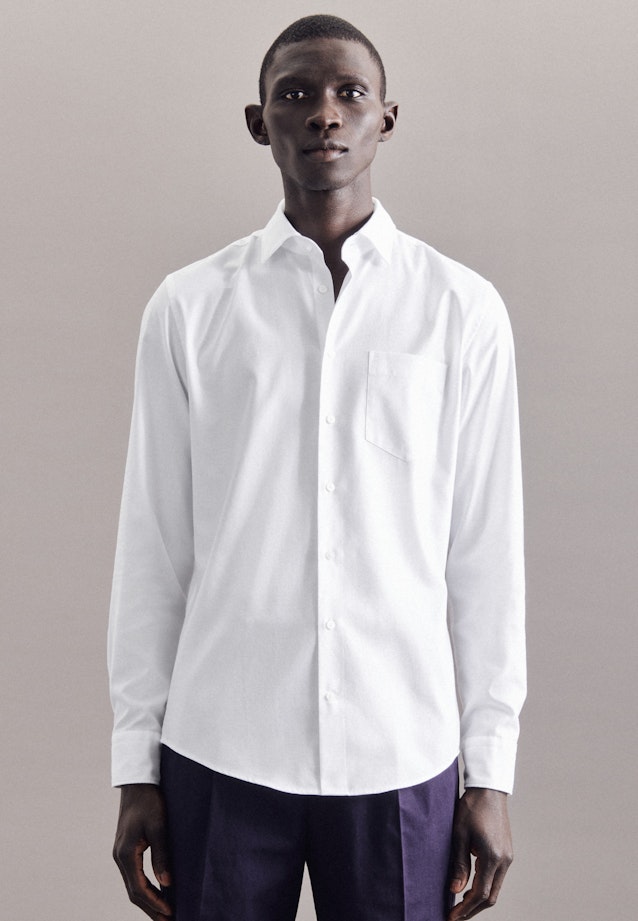 Slim Chemise Business uni in Blanc |  Seidensticker Onlineshop