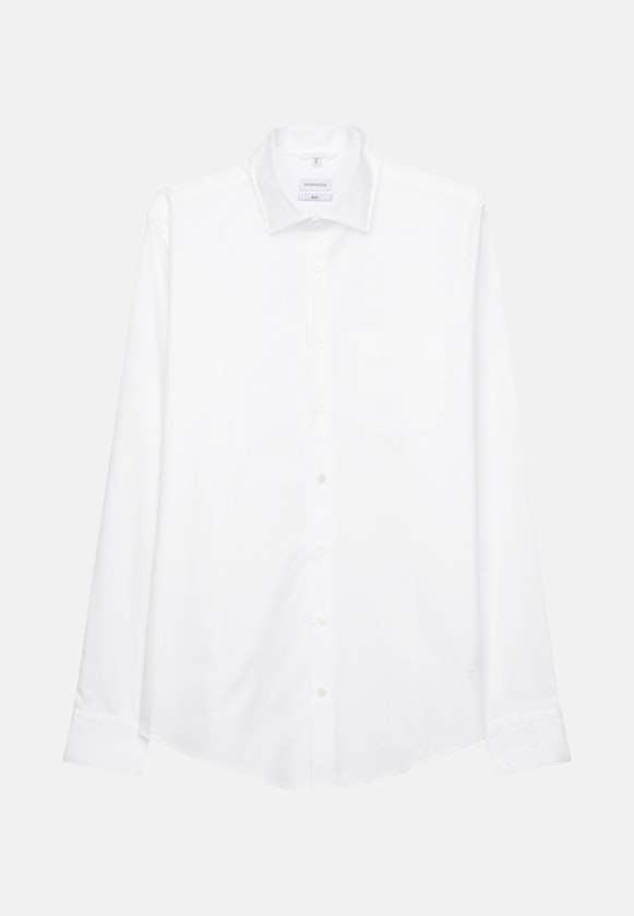 Slim Business Hemd Uni in Weiß |  Seidensticker Onlineshop