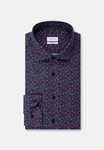 Regular Chemise casual Imprimé in Bleu Foncé |  Seidensticker Onlineshop