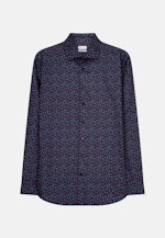 Regular Chemise casual Imprimé in Bleu Foncé |  Seidensticker Onlineshop