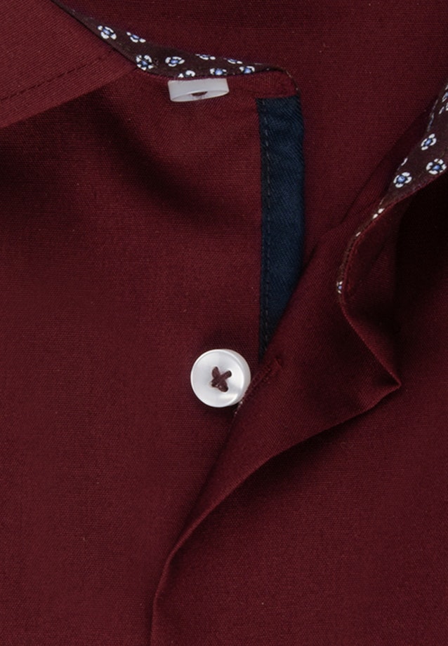 Shaped Business Hemd Uni in Rot |  Seidensticker Onlineshop