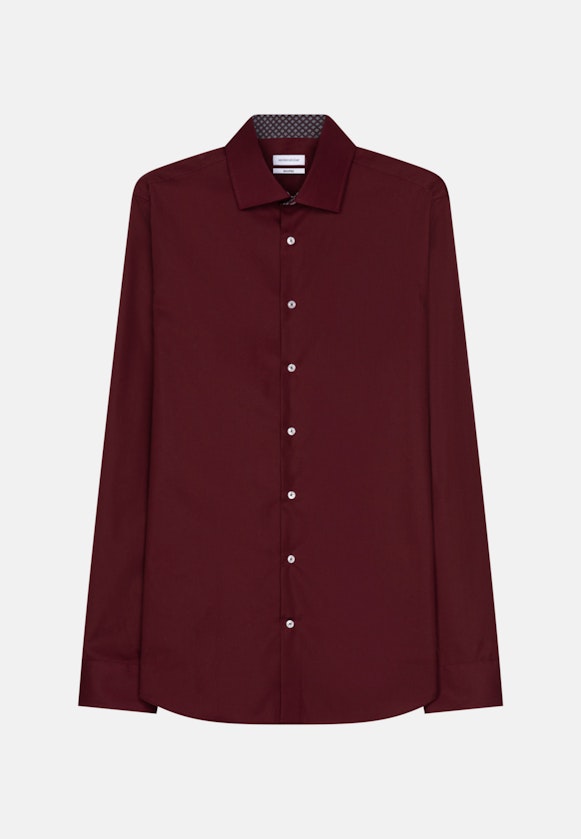 Shaped Business Hemd Uni in Rot |  Seidensticker Onlineshop