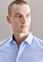 Shaped Chemise Business uni in Bleu Clair |  Seidensticker Onlineshop