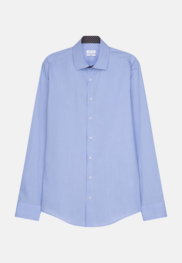 Shaped Chemise Business uni in Bleu Clair |  Seidensticker Onlineshop