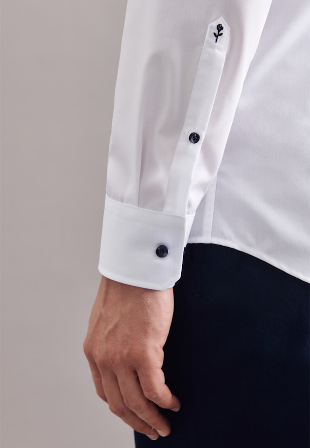 Shaped Chemise Business uni in Blanc |  Seidensticker Onlineshop