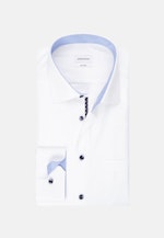 Shaped Business Hemd Uni in Weiß |  Seidensticker Onlineshop