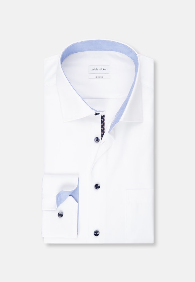 Shaped Chemise Business uni in Blanc |  Seidensticker Onlineshop