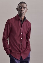 Slim Business Shirt Plain in Red |  Seidensticker Onlineshop