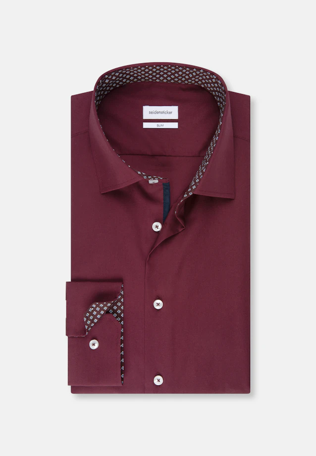 Slim Chemise Business uni in Rouge |  Seidensticker Onlineshop