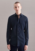 Slim Business Hemd Uni in Dunkelblau |  Seidensticker Onlineshop