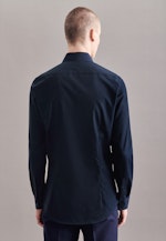 Slim Business Hemd Uni in Dunkelblau |  Seidensticker Onlineshop