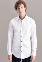 Slim Business Hemd Uni in Weiß |  Seidensticker Onlineshop