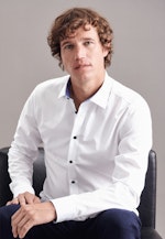 Slim Business Hemd Uni in Weiß |  Seidensticker Onlineshop