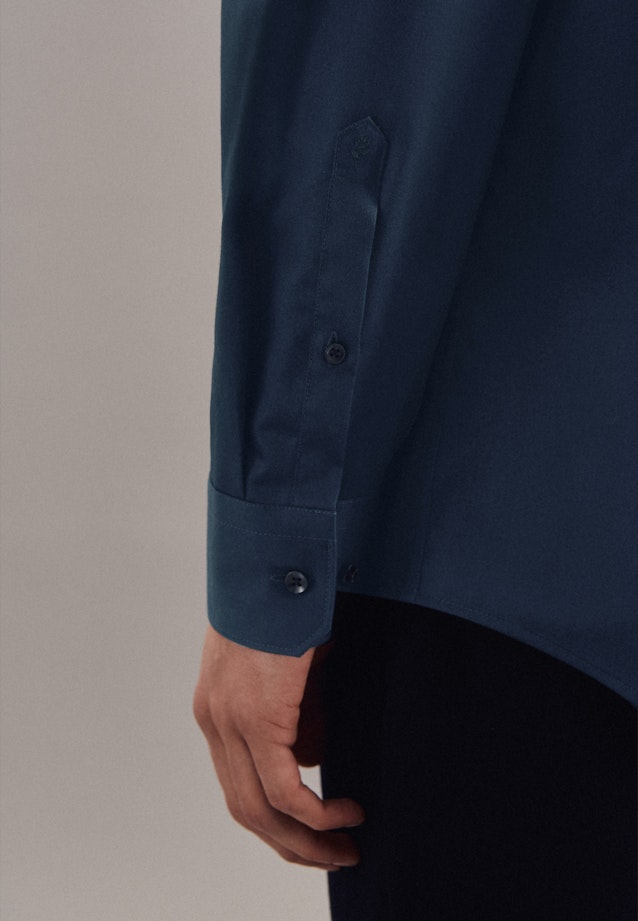 Regular Business Hemd Uni in Dunkelblau |  Seidensticker Onlineshop