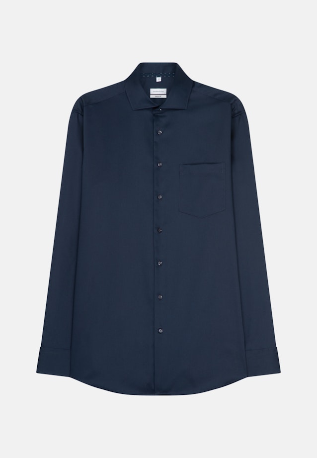 Regular Business Hemd Uni in Dunkelblau |  Seidensticker Onlineshop