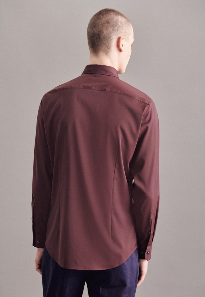 Twill Performance-Hemd in Shaped mit Kentkragen in Rot | Seidensticker Onlineshop