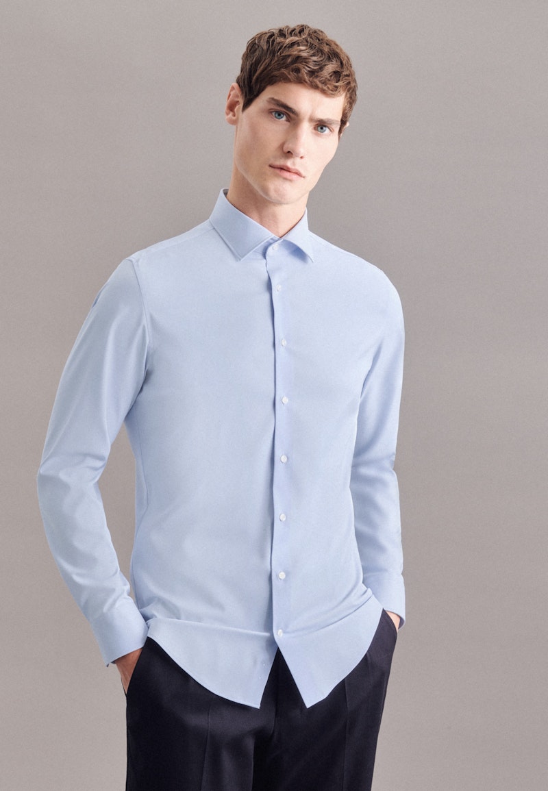 Performance shirt in Shaped with Kent-Collar
