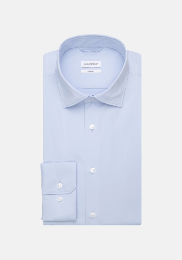Performance shirt in Shaped with Kent-Collar in Light Blue |  Seidensticker Onlineshop