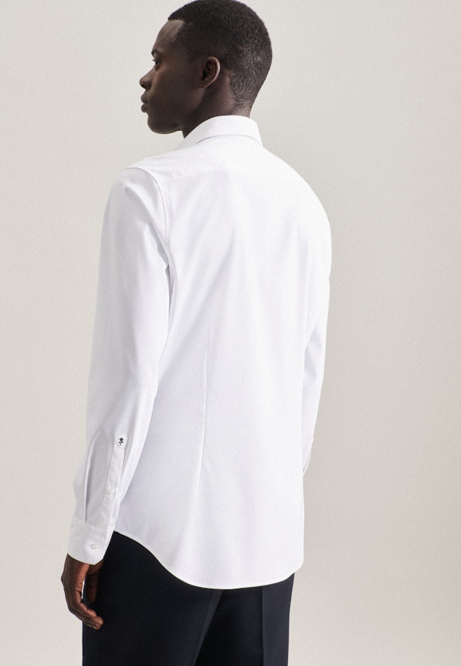 Performance shirt in Shaped with Kent-Collar in White | Seidensticker online shop