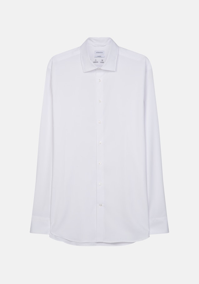 Performance shirt in Shaped with Kent-Collar in White |  Seidensticker Onlineshop