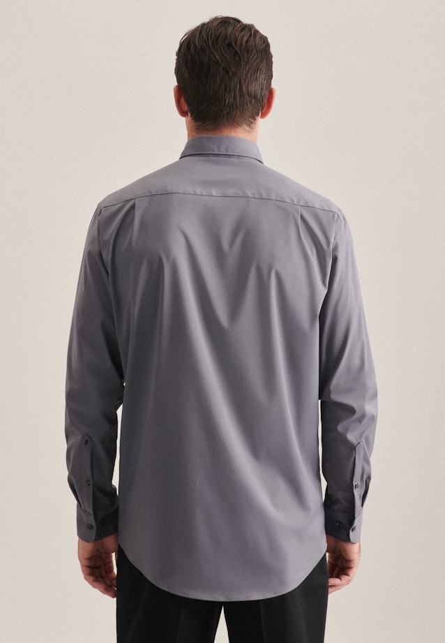 Performance shirt in Regular with Kent-Collar in Grey | Seidensticker Onlineshop