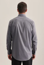 Regular Performance shirt Uni in Grey |  Seidensticker Onlineshop