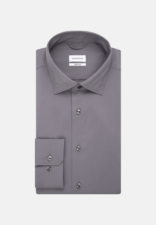 Performance shirt in Regular with Kent-Collar in Grey |  Seidensticker Onlineshop