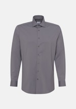 Regular Chemise Performance Uni in Gris |  Seidensticker Onlineshop