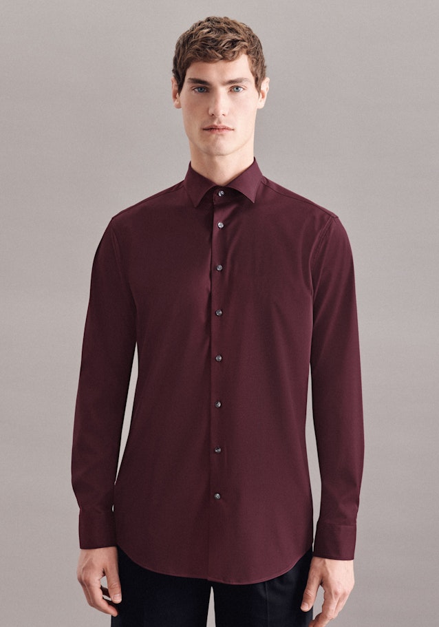 Performance shirt in Regular with Kent-Collar in Red | Seidensticker Onlineshop
