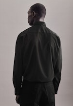 Regular Performance shirt Uni in Black |  Seidensticker Onlineshop