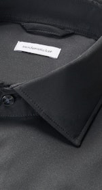 Regular Performance shirt Uni in Black |  Seidensticker Onlineshop