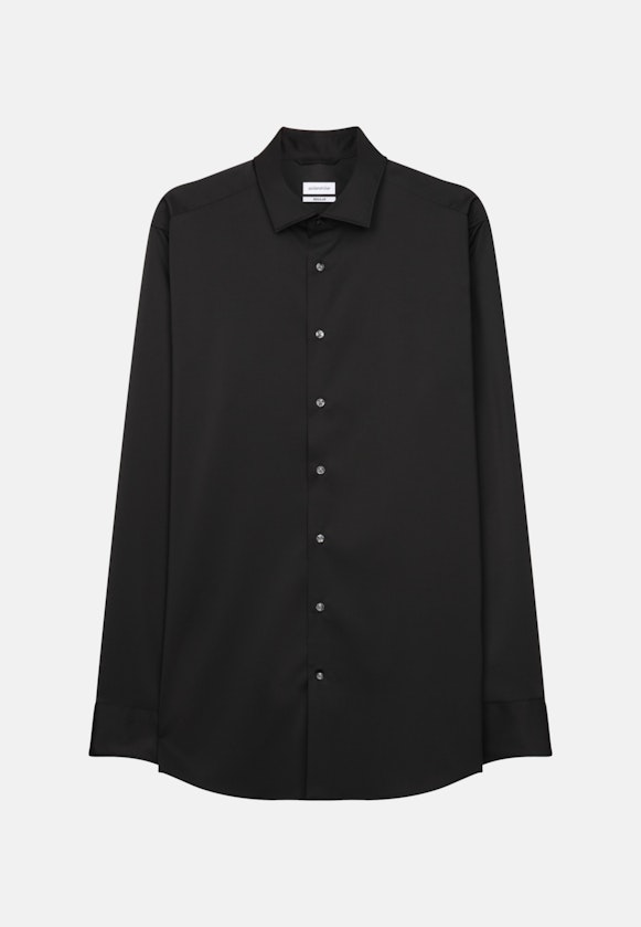 Regular Performance-Hemd Uni in Schwarz |  Seidensticker Onlineshop