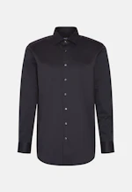 Regular Performance shirt Uni in Black |  Seidensticker Onlineshop
