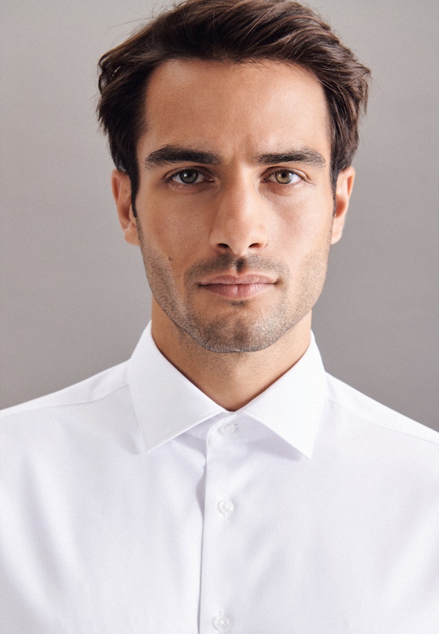 Regular Performance-Hemd Uni in Weiß |  Seidensticker Onlineshop