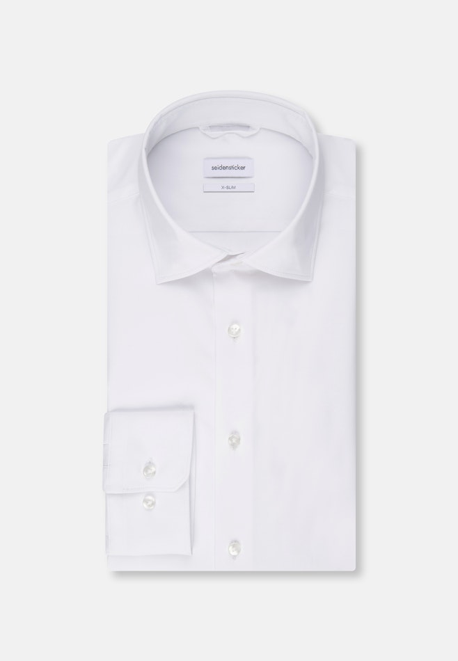 Regular Performance shirt Uni in White | Seidensticker online shop