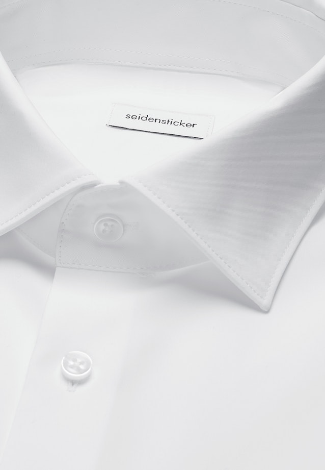 Regular Chemise Performance Uni in Blanc |  Seidensticker Onlineshop