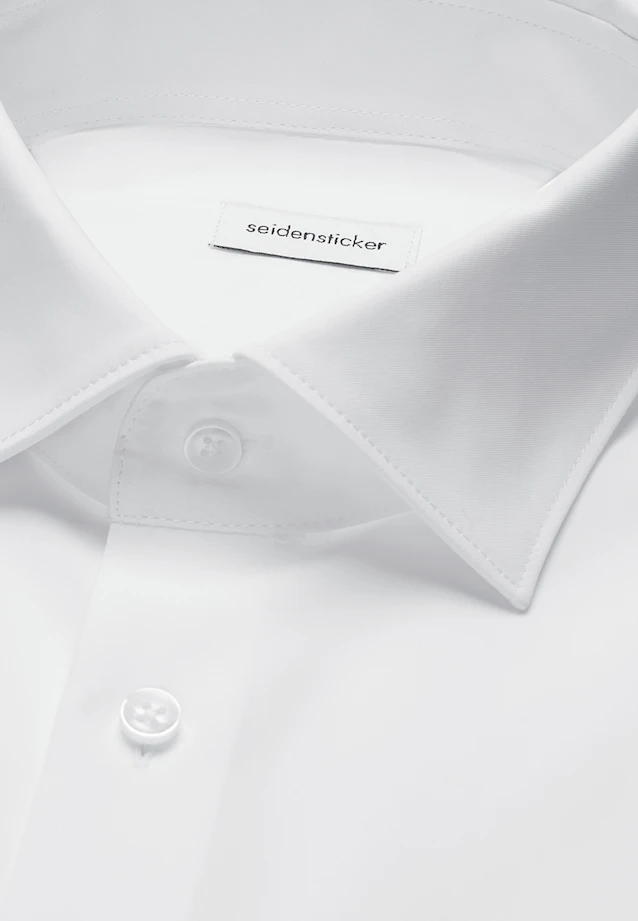 Regular Chemise Performance Uni in Blanc |  Seidensticker Onlineshop